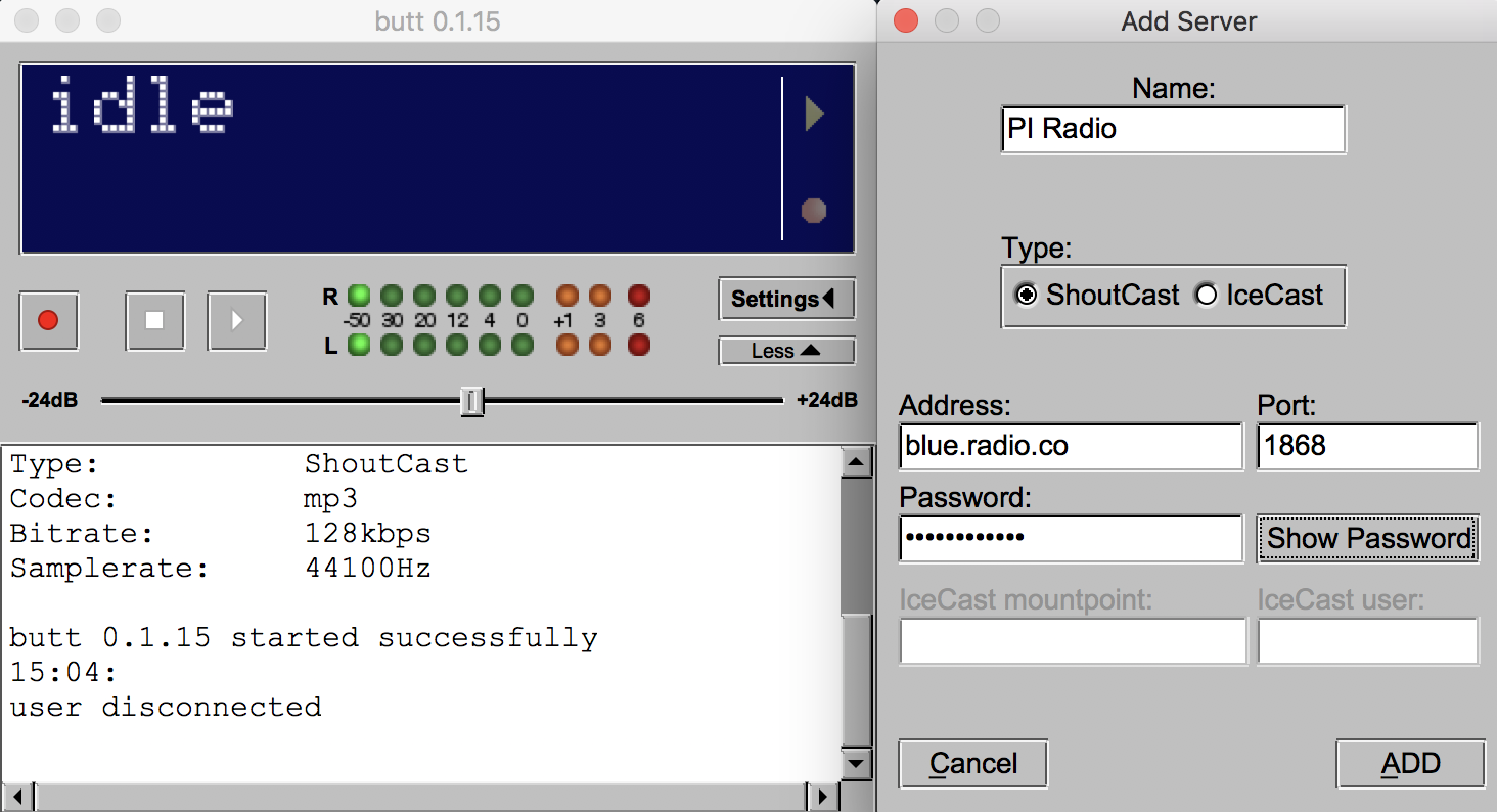 Adding Server BUTT Multiple Presenters