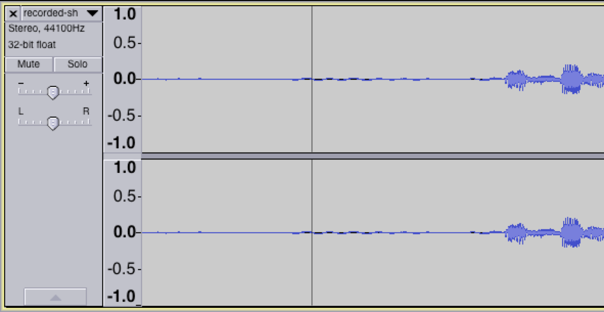 Background Noise in Audacity