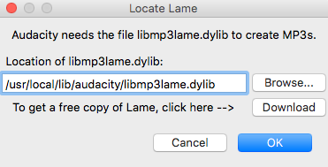 lame for audacity