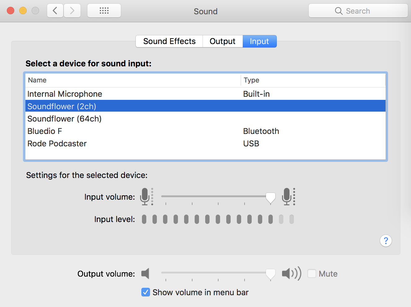 Input Settings Multiple Presenters