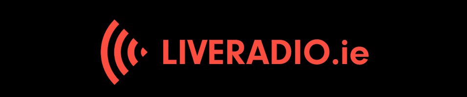 This is the logo for LIVERADIO.ie Internet Radio Directories. It is black with the logo text in red and a signal symbol.