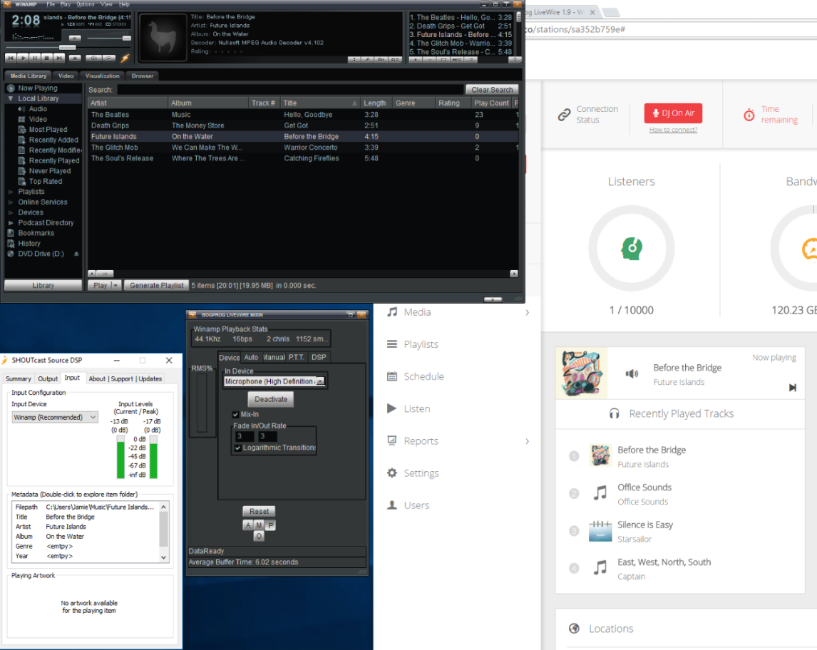 LiveWire & SHOUTcast DSP Plugins
