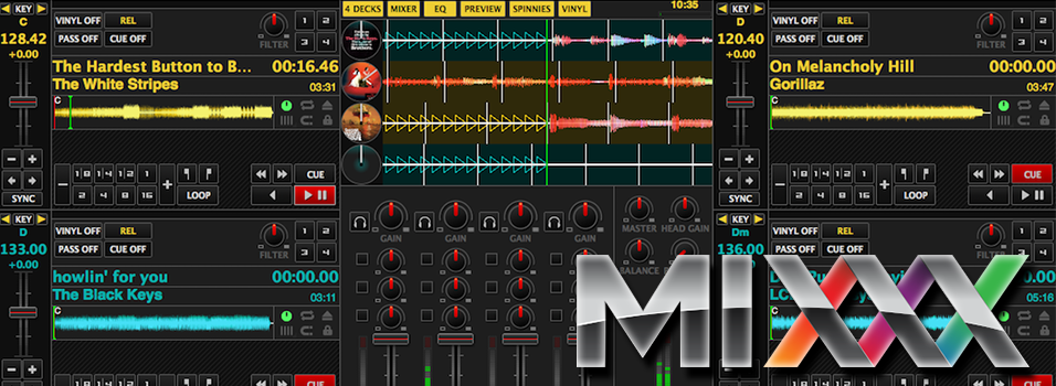 Mixxx Broadcasting Software Header