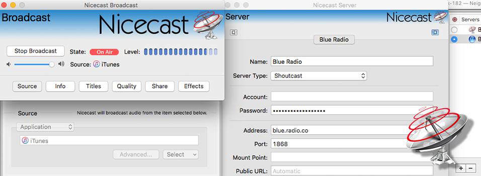 Nicecast Broadcaster