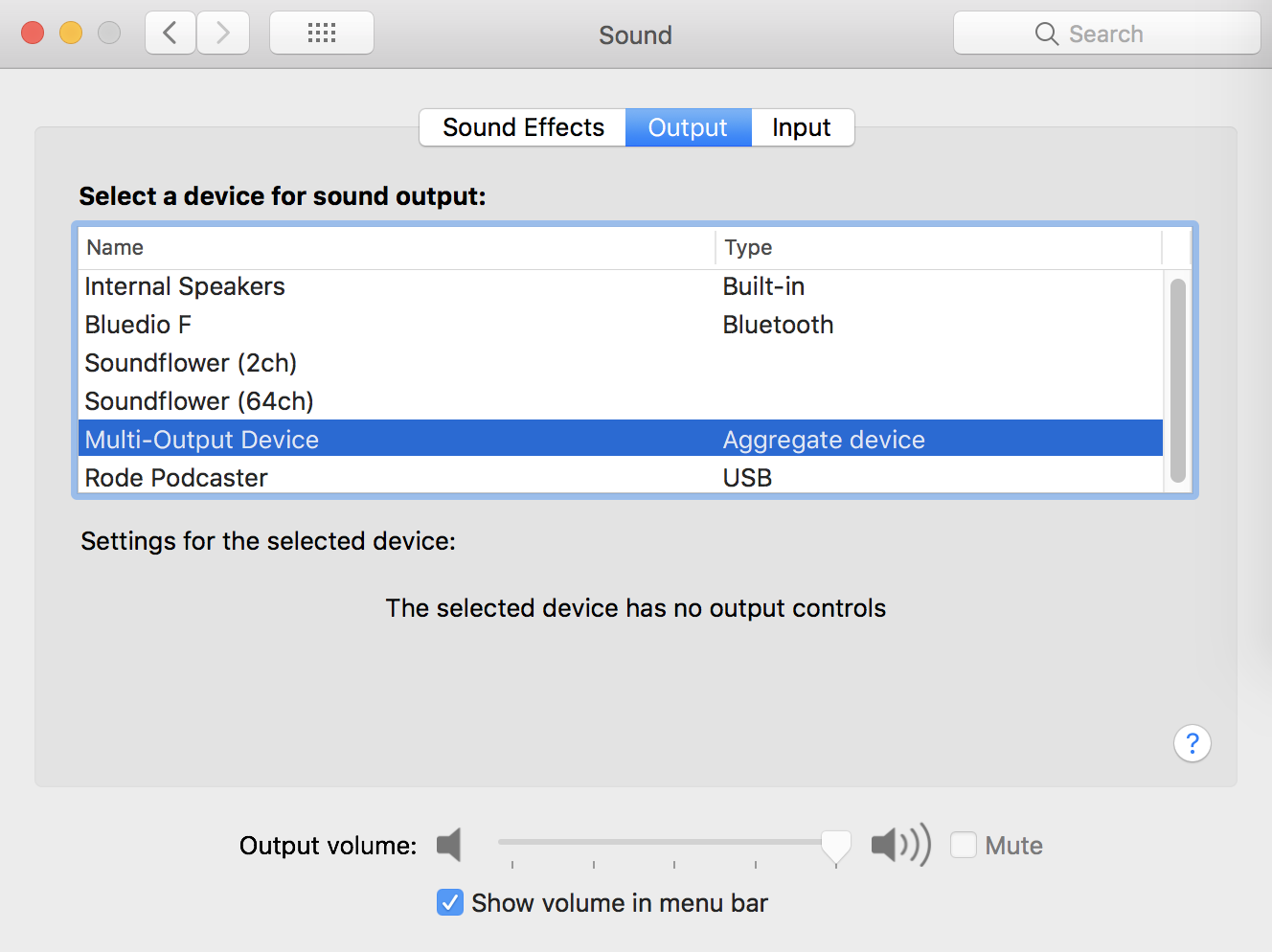 Output Settings Multiple Presenters